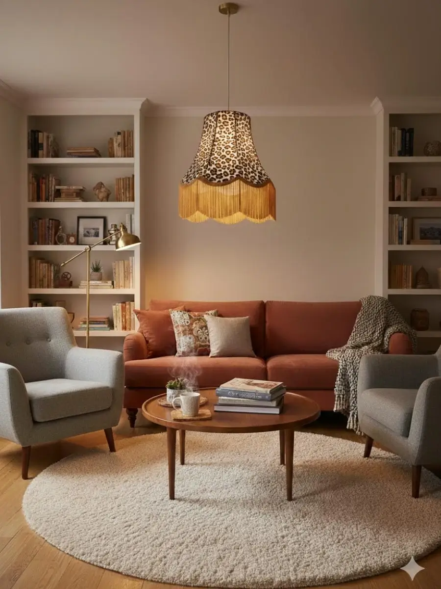 abat jour suspension vintage artisanal sur mesure Bayeux