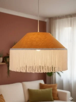 abat jour suspension artisanal sur mesure fabrication Calvados