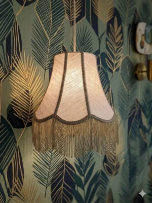 abat jour suspension artisanal pour chambre fabrication Caen