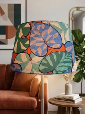 abat jour lampe sur pied design pour salon moderne fabrication artisanale
