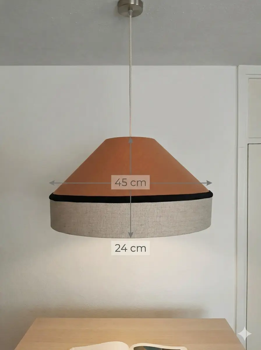 abat jour suspension plafond artisanal fabrication Bayeux